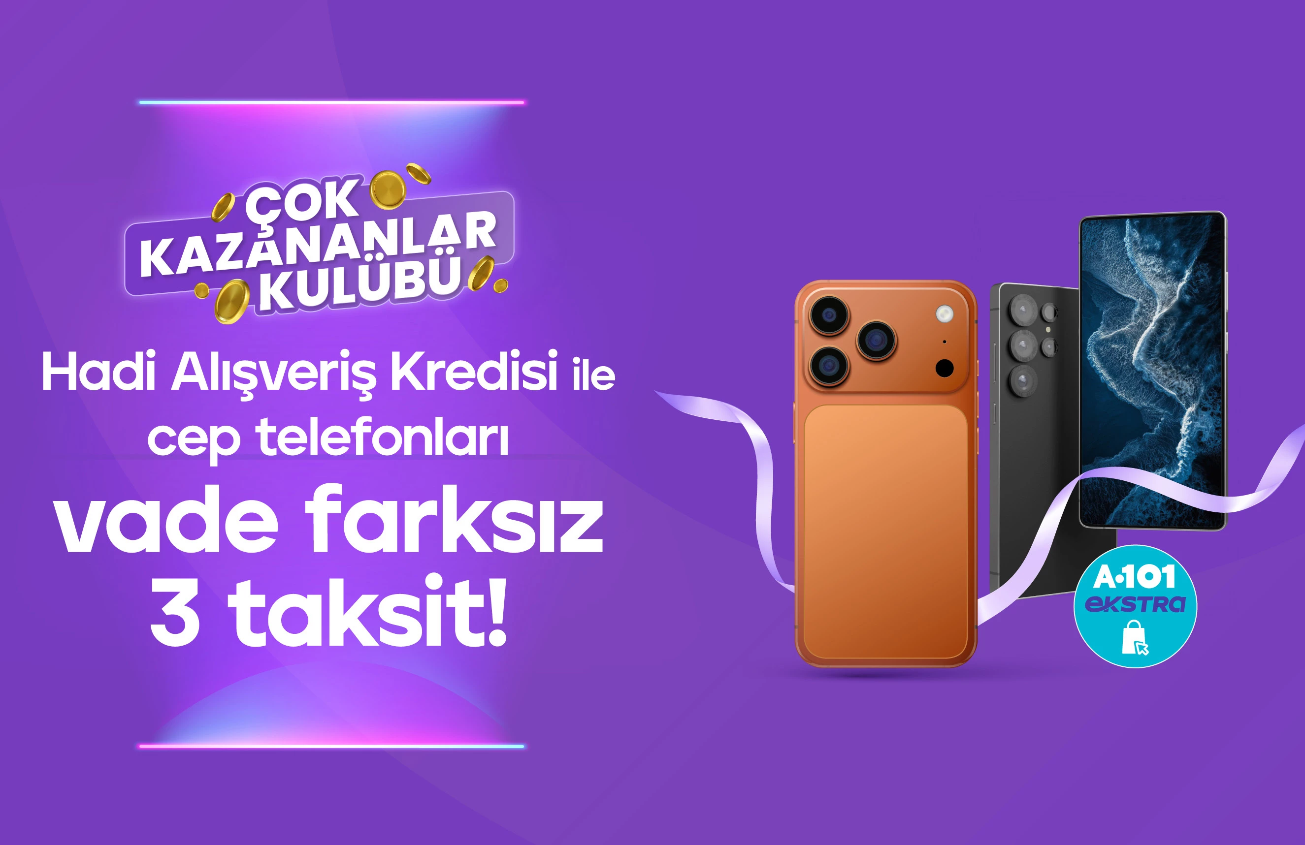 TOM Bank Çok Kazananlar Kulübüne Özel Vade Farksız 3 Taksit Cep Telefonu!!
