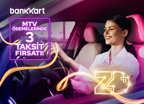 MTV Ödemelerinize 3 Taksit Fırsatı!