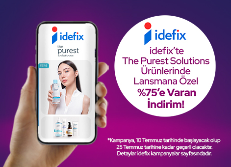 Purest ürünlerinde İdefix'te %75'e varan indirim fırsatı!