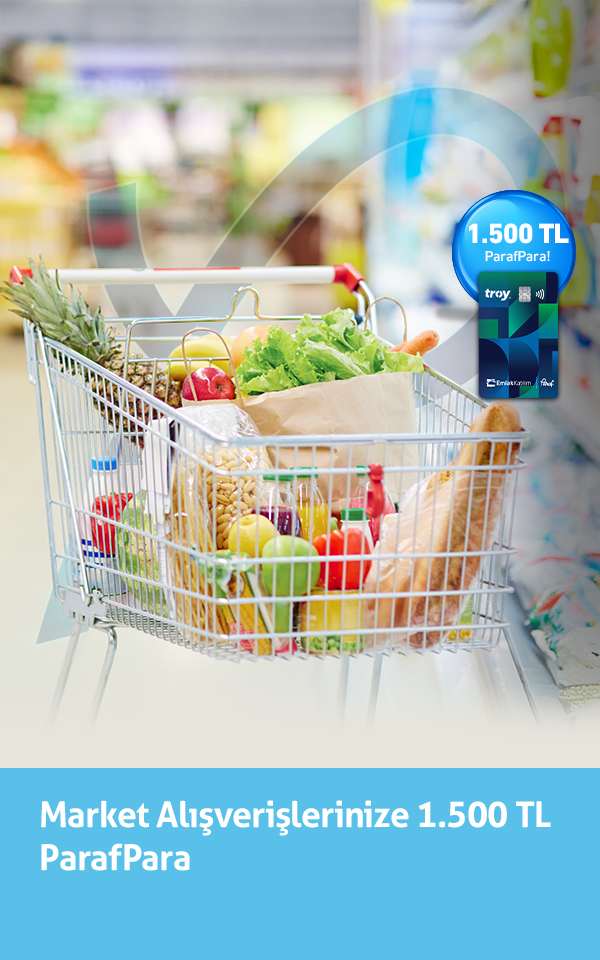 Market Alışverişlerinize 800 TL ParafPara