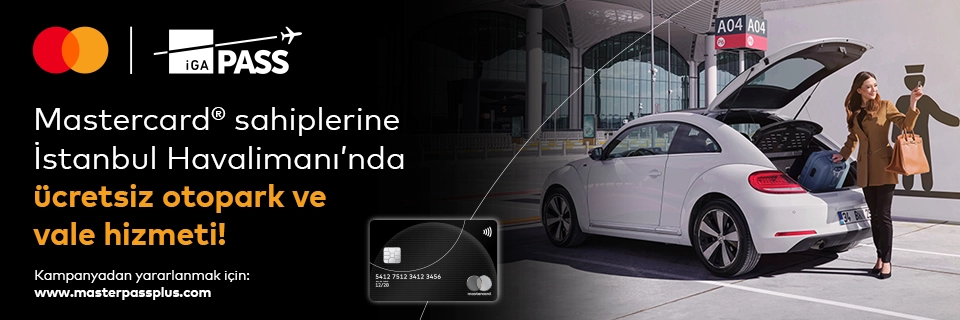 Anadolubank Silver Logolu Mastercard Sahiplerine İstanbul Havalimanı’nda Geçerli Ücretsiz Otopark ve Vale Hizmet Kampanyası