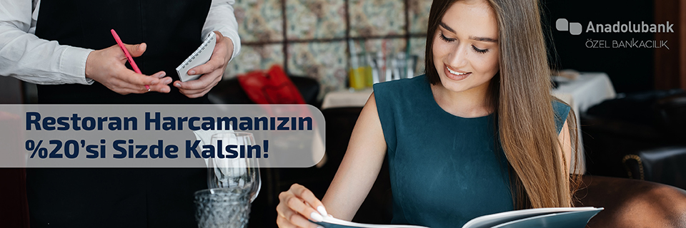 Restoran Harcamalarında %20 İade Fırsatı!