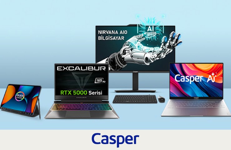 Casper.com.tr'de Peşin Fiyatına 6 Taksit Fırsatı!