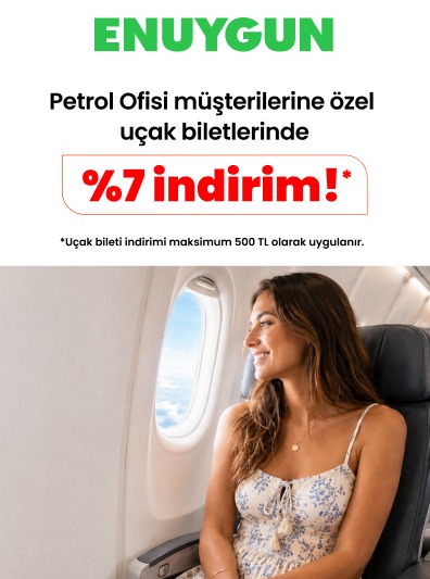 ENUYGUN'dan Uçak Bileti İndirimi Kampanyası