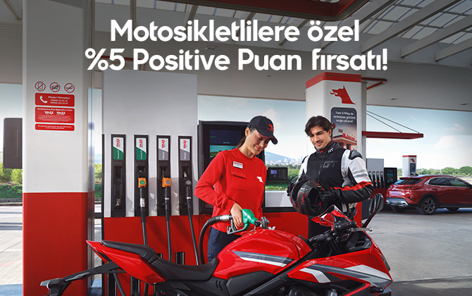 Motosiklet Sürücülerine Özel %5 Positive Puan Fırsatı!
