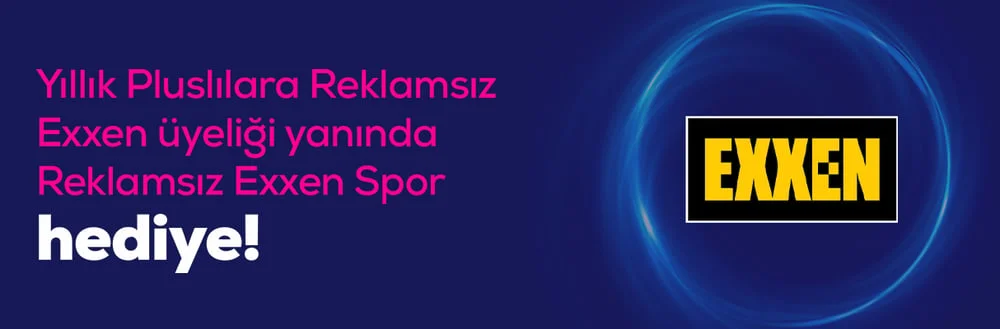 Yıllık üyelere özel, Pluslılara Exxen üyeliği yanında Exxen Spor da hediye!