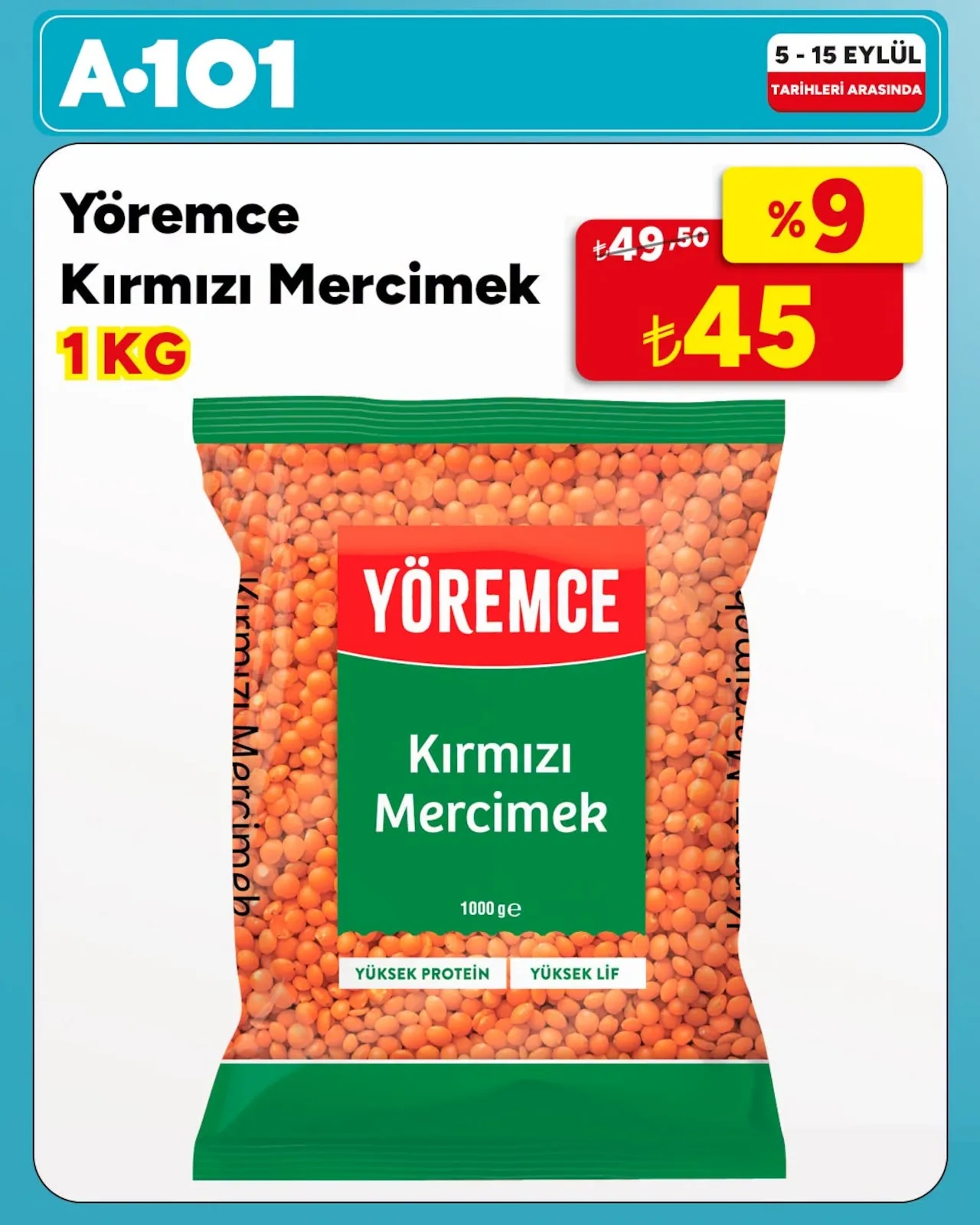 A101 5 Eylül 2026 Aktüel Kataloğu