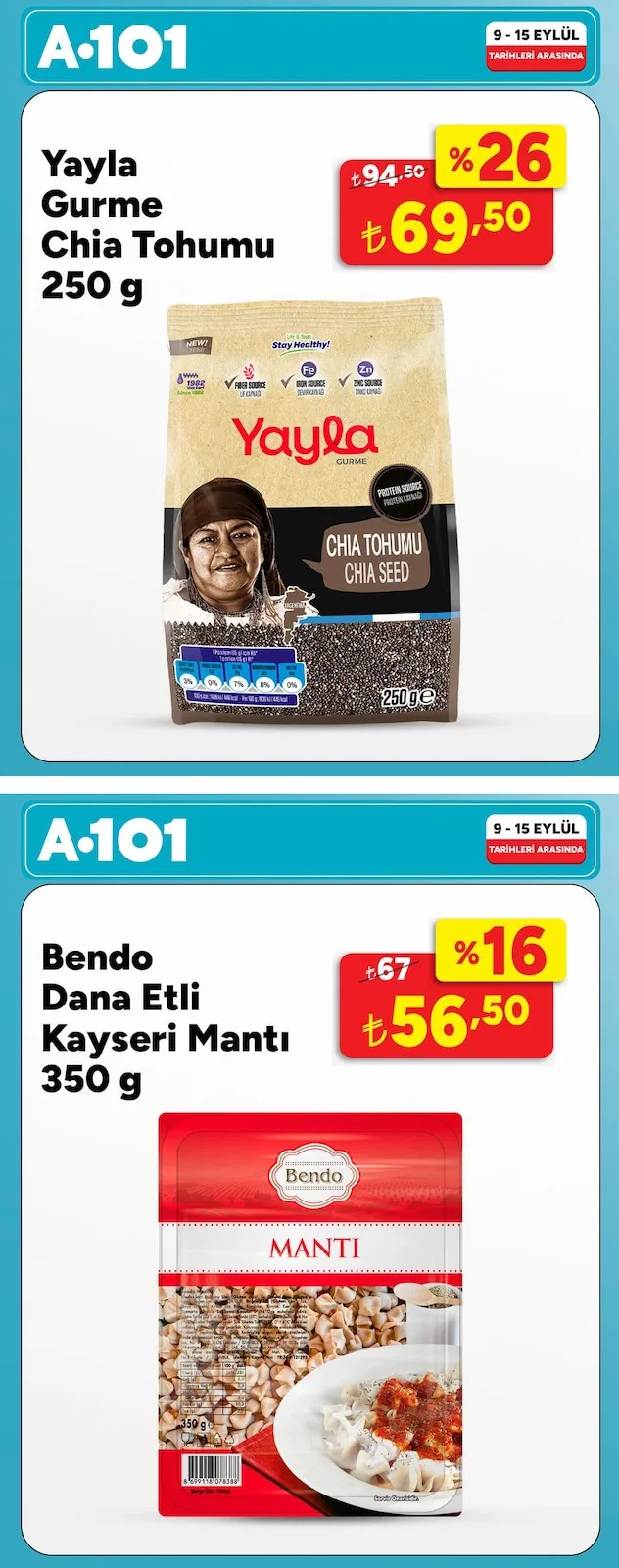 A101 9 Eylül 2026 Aktüel Kataloğu