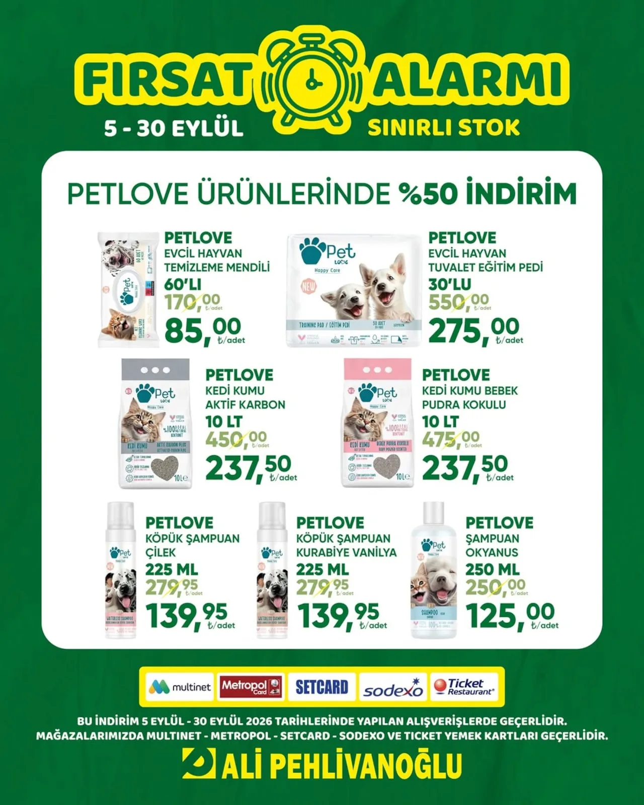 Ali Pehlivanoğlu 5 Eylül 2026 Aktüel Kataloğu