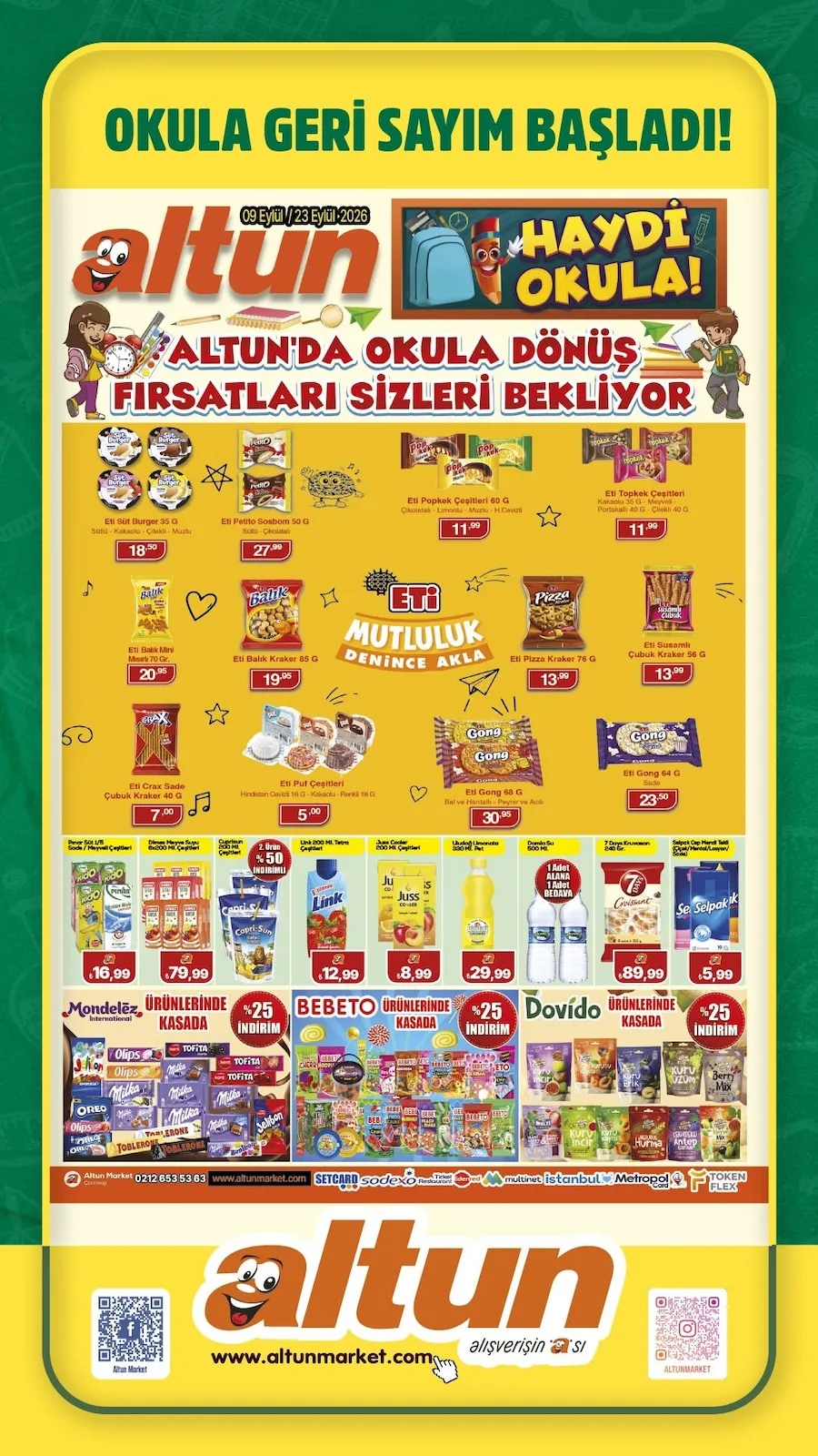 Altun Market 9 Eylül 2026 Aktüel Kataloğu
