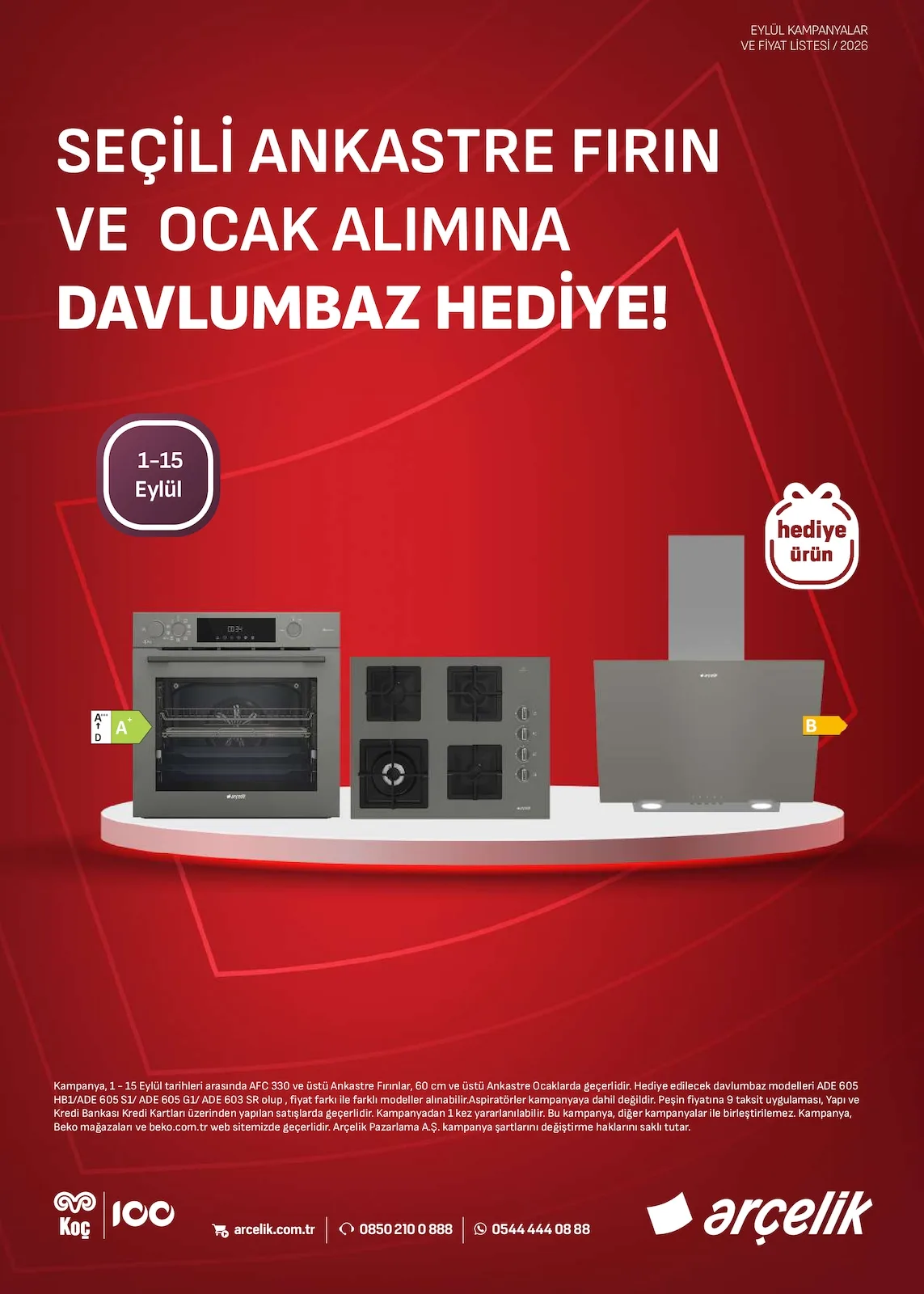 Arçelik 1 Eylül 2026 Aktüel Kataloğu