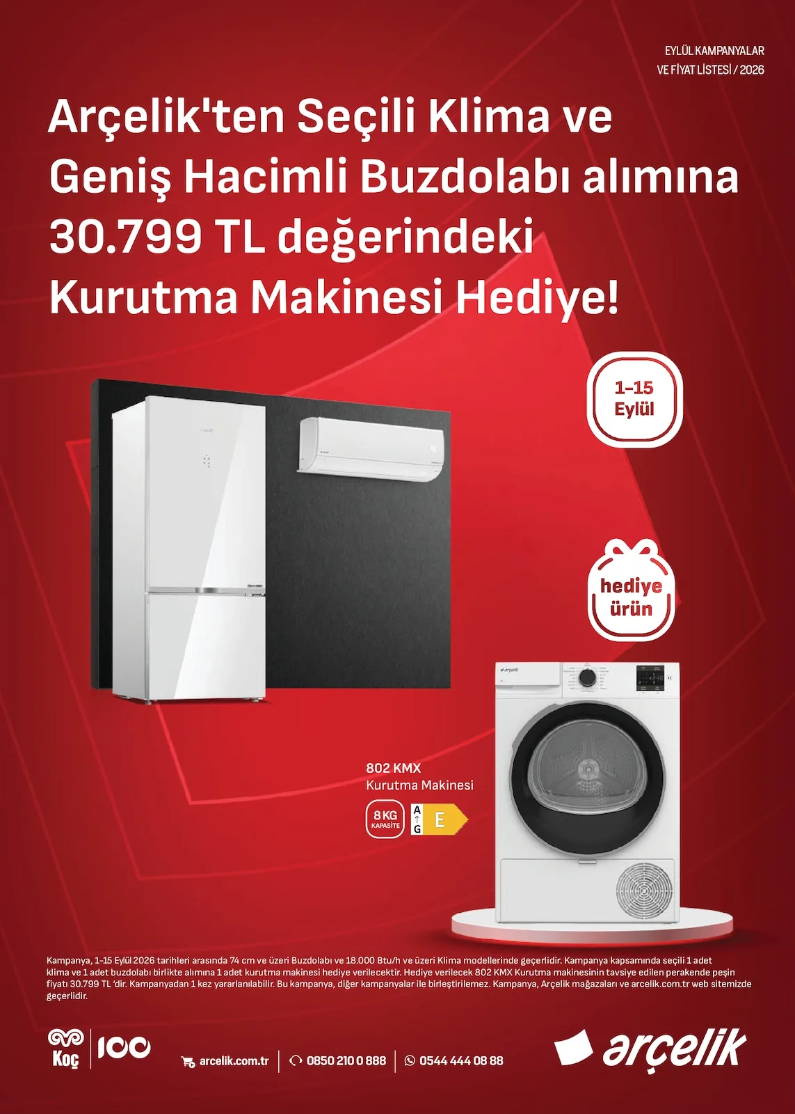 Arçelik 1 Eylül 2026 Aktüel Kataloğu