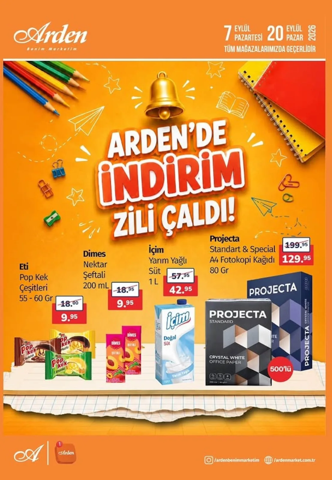 Arden Market 7 Eylül 2026 Aktüel Kataloğu