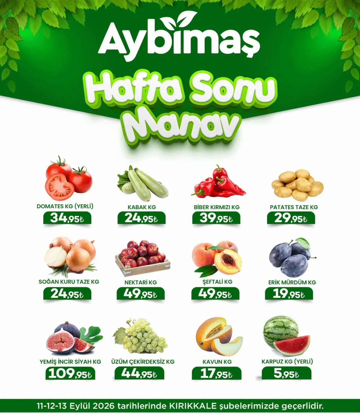 Aybimaş 11 Eylül 2026 Aktüel Kataloğu