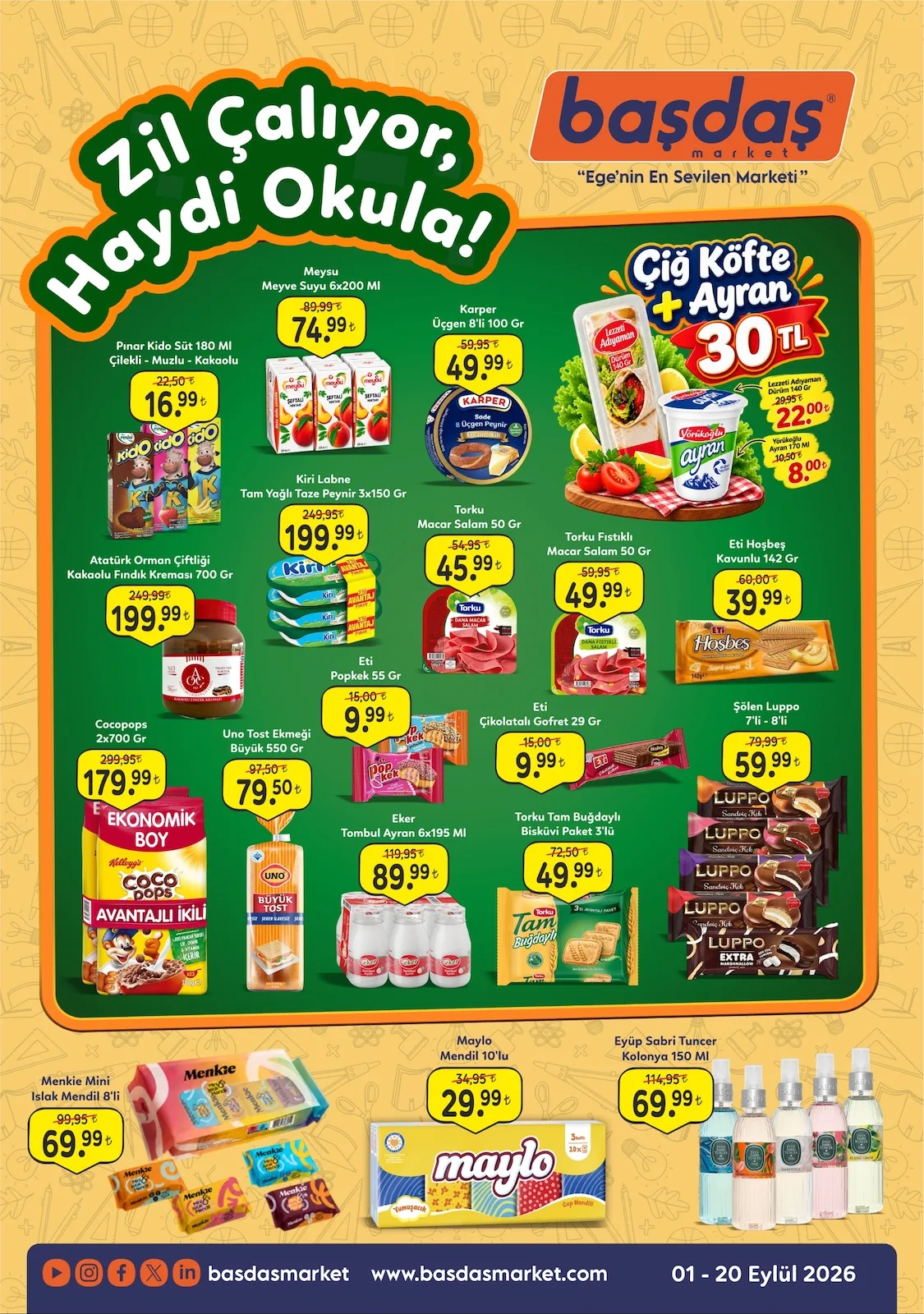 Başdaş Market 1 Eylül 2026 Aktüel Kataloğu