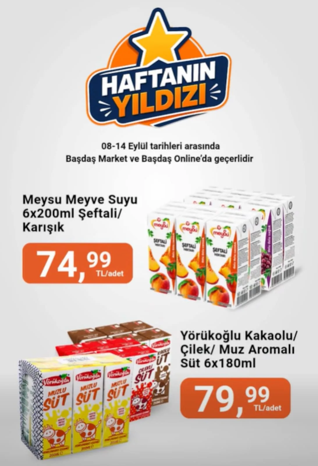 Başdaş Market 8 Eylül 2026 Aktüel Kataloğu