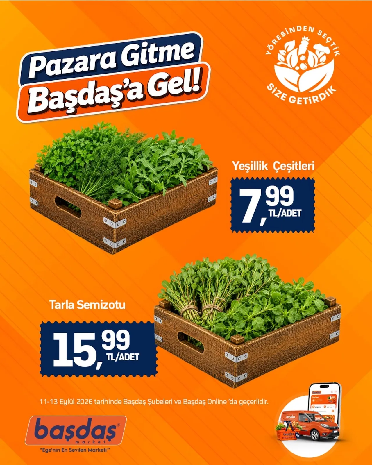 Başdaş Market 11 Eylül 2026 Aktüel Kataloğu