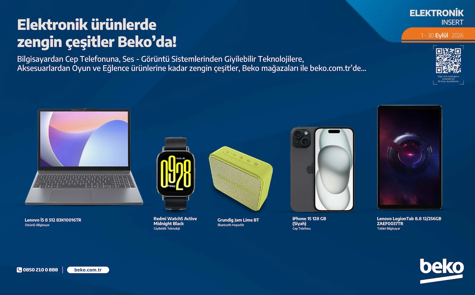 Beko 1 Eylül 2026 Aktüel Kataloğu