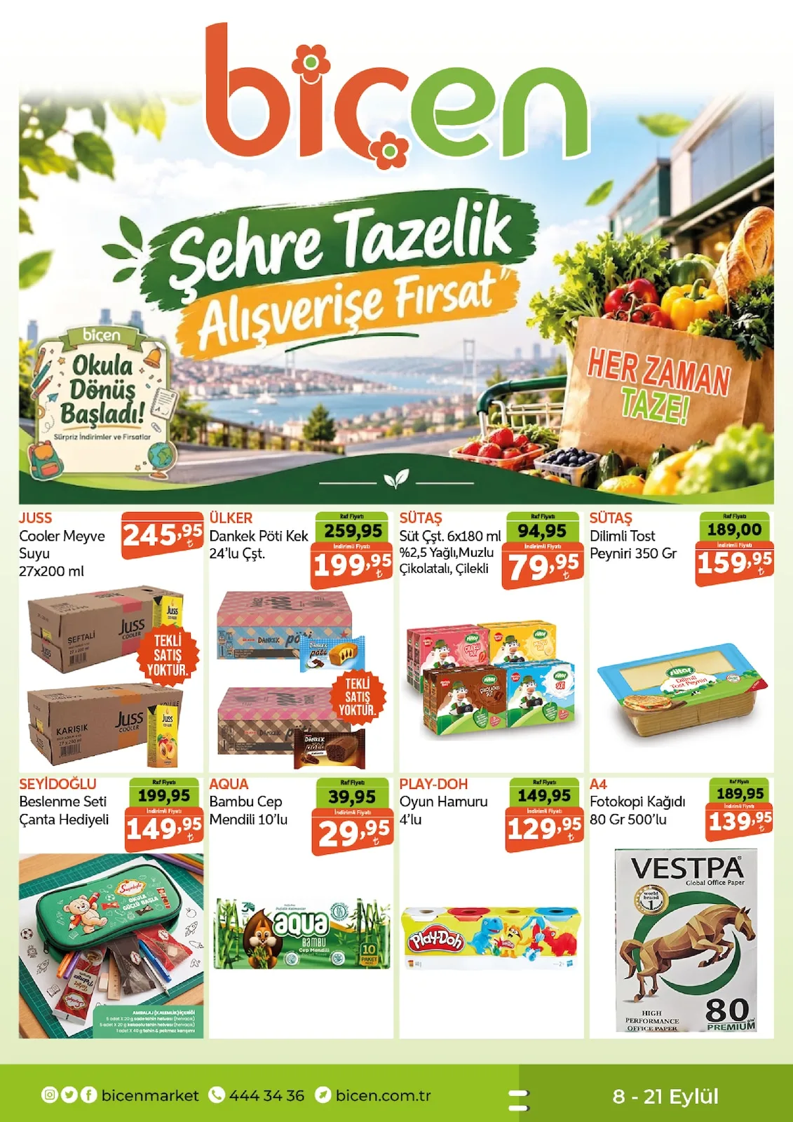 Biçen Market 8 Eylül 2026 Aktüel Kataloğu