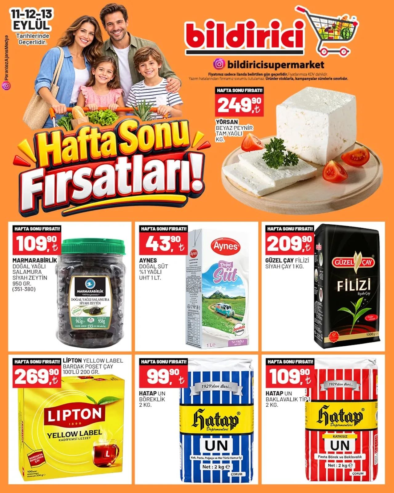 Bildirici Marketler Zinciri 11 Eylül 2026 Aktüel Kataloğu