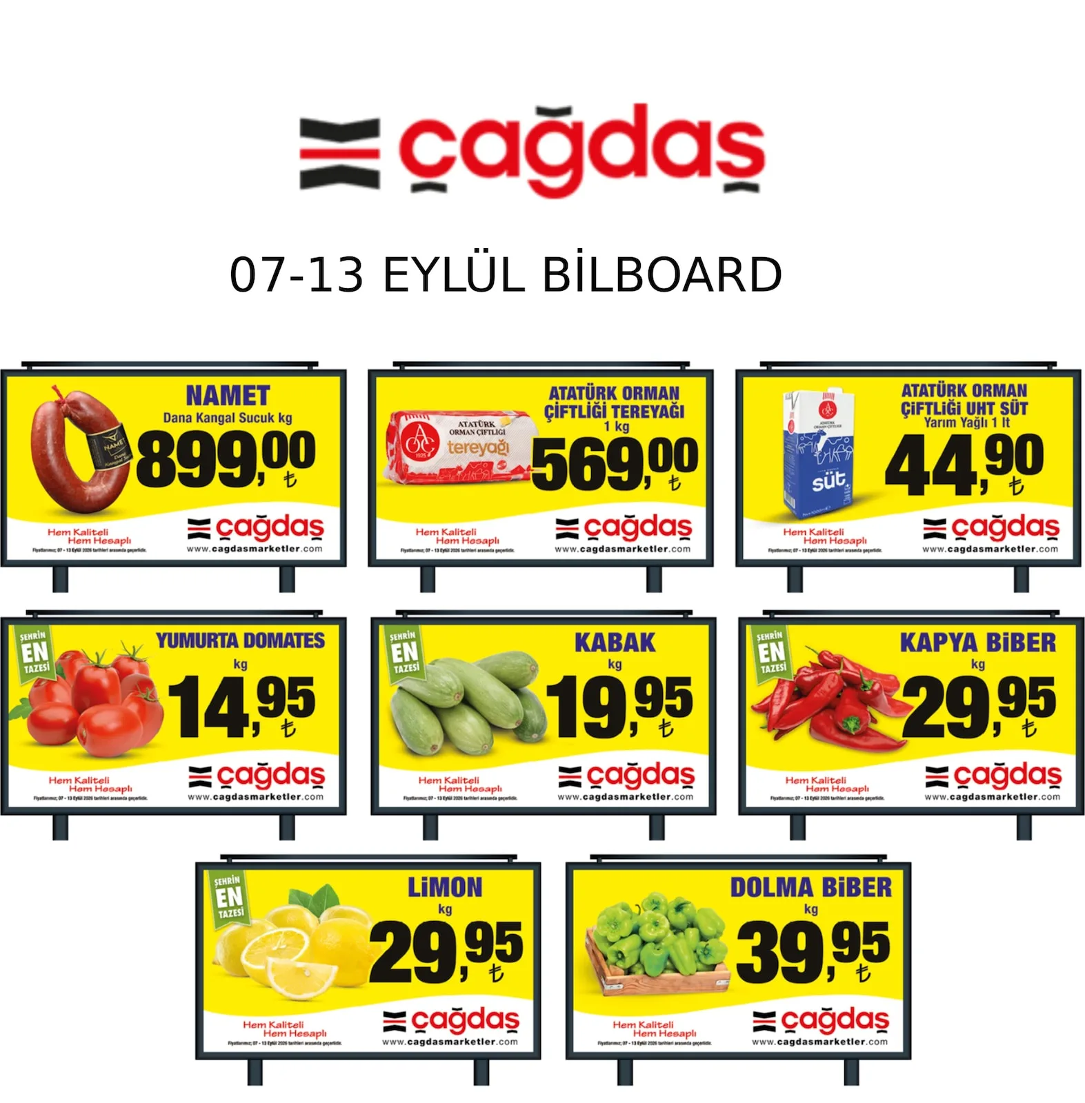 Çağdaş Market 7 Eylül 2026 Aktüel Kataloğu