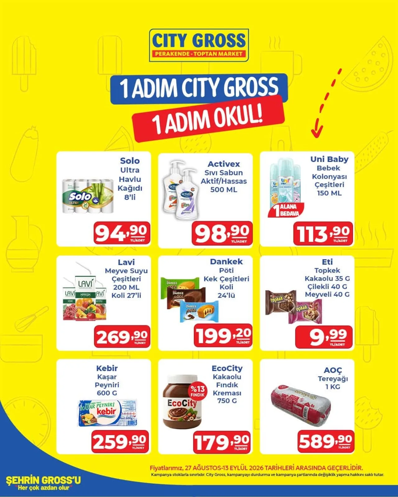 City Gross 27 Ağustos 2026 Aktüel Kataloğu