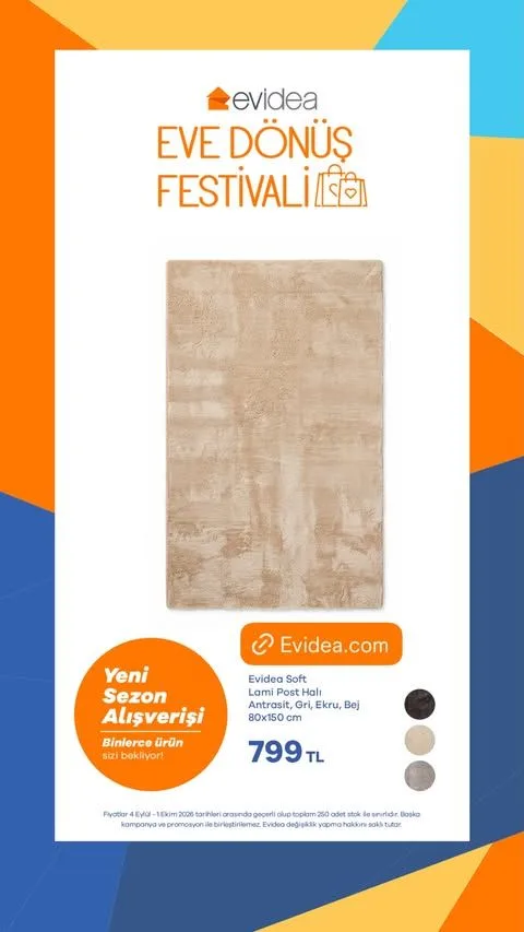 Evidea İndirim Broşürü