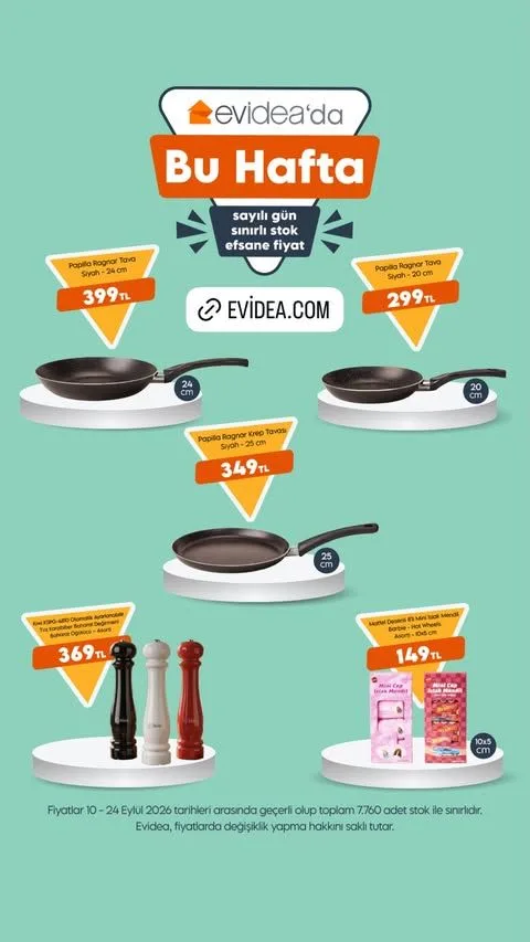 Evidea İndirim Broşürü