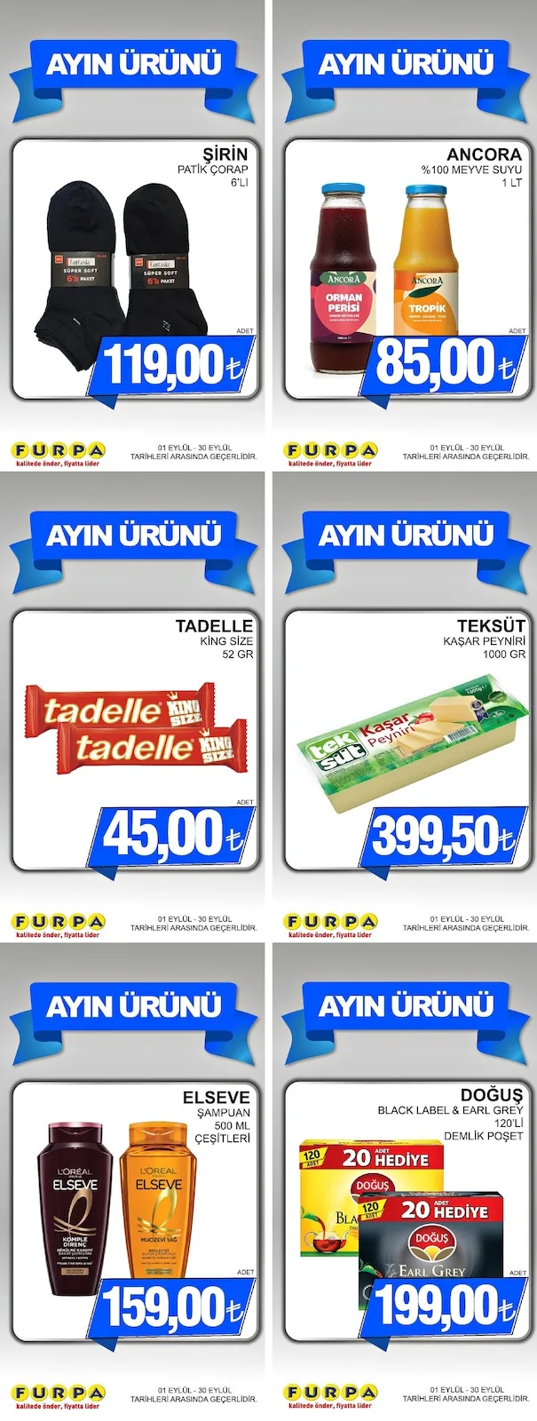 Furpa Market 1 Eylül 2026 Aktüel Kataloğu