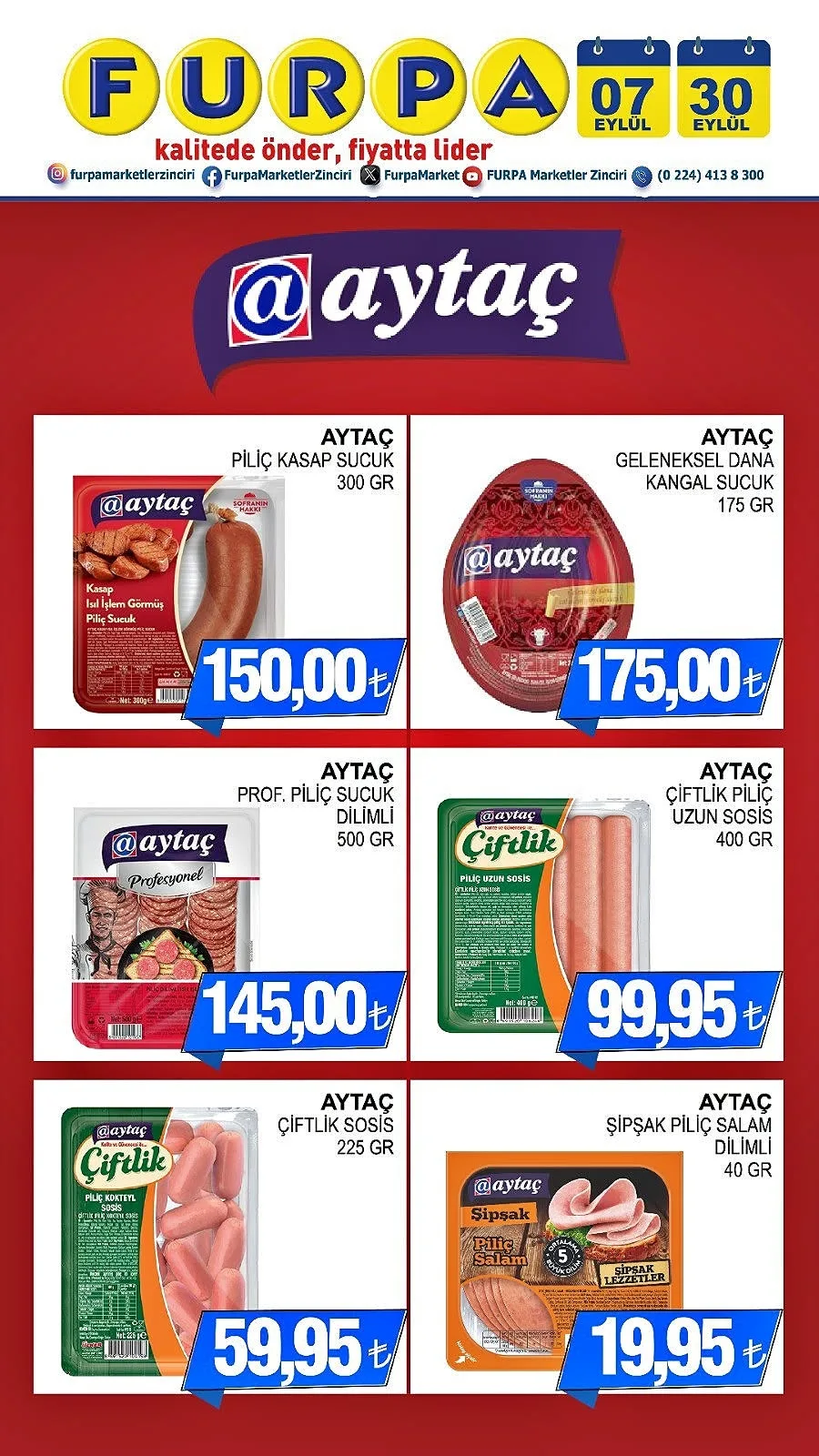 Furpa Market 7 Eylül 2026 Aktüel Kataloğu