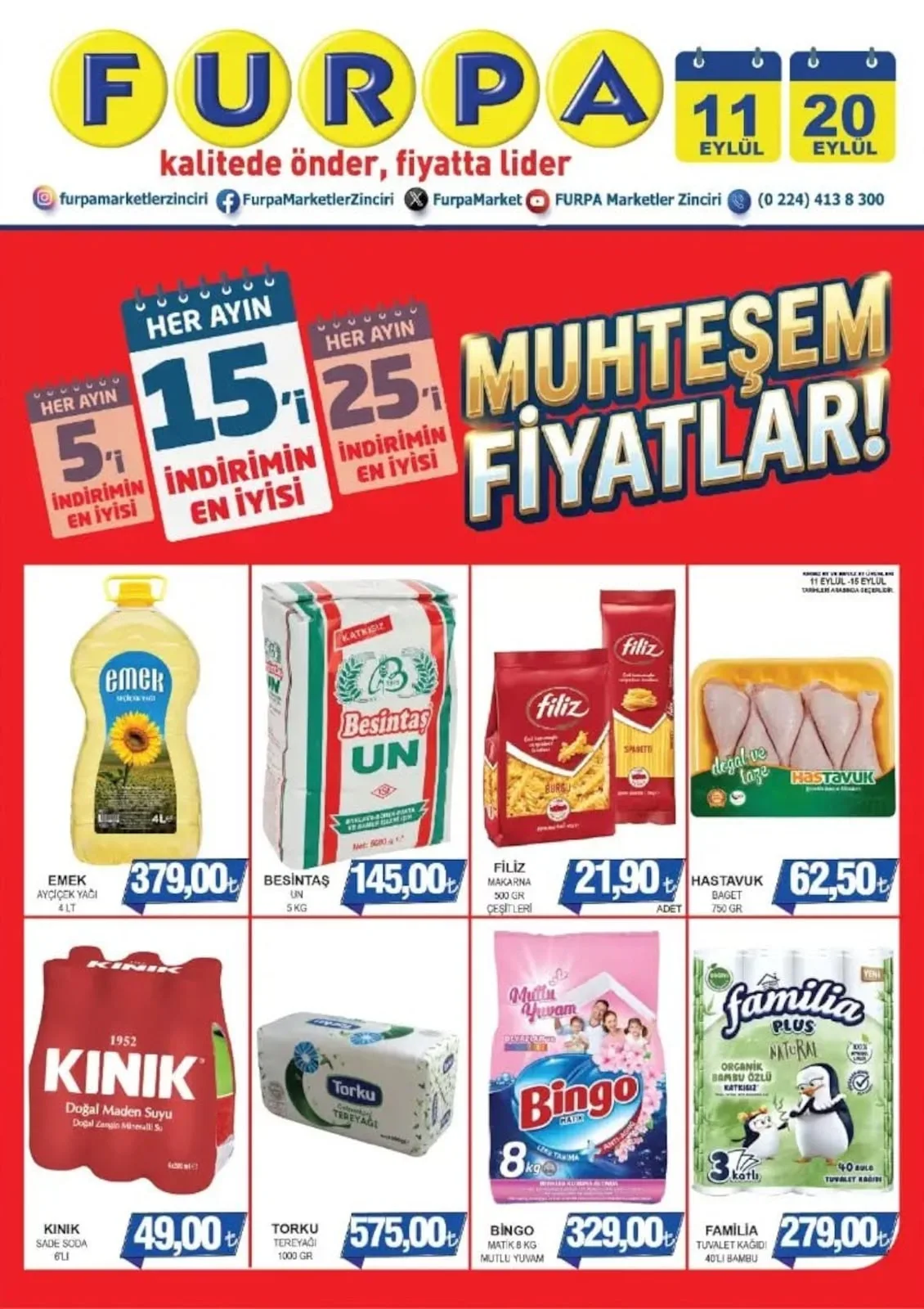 Furpa Market 11 Eylül 2026 Aktüel Kataloğu