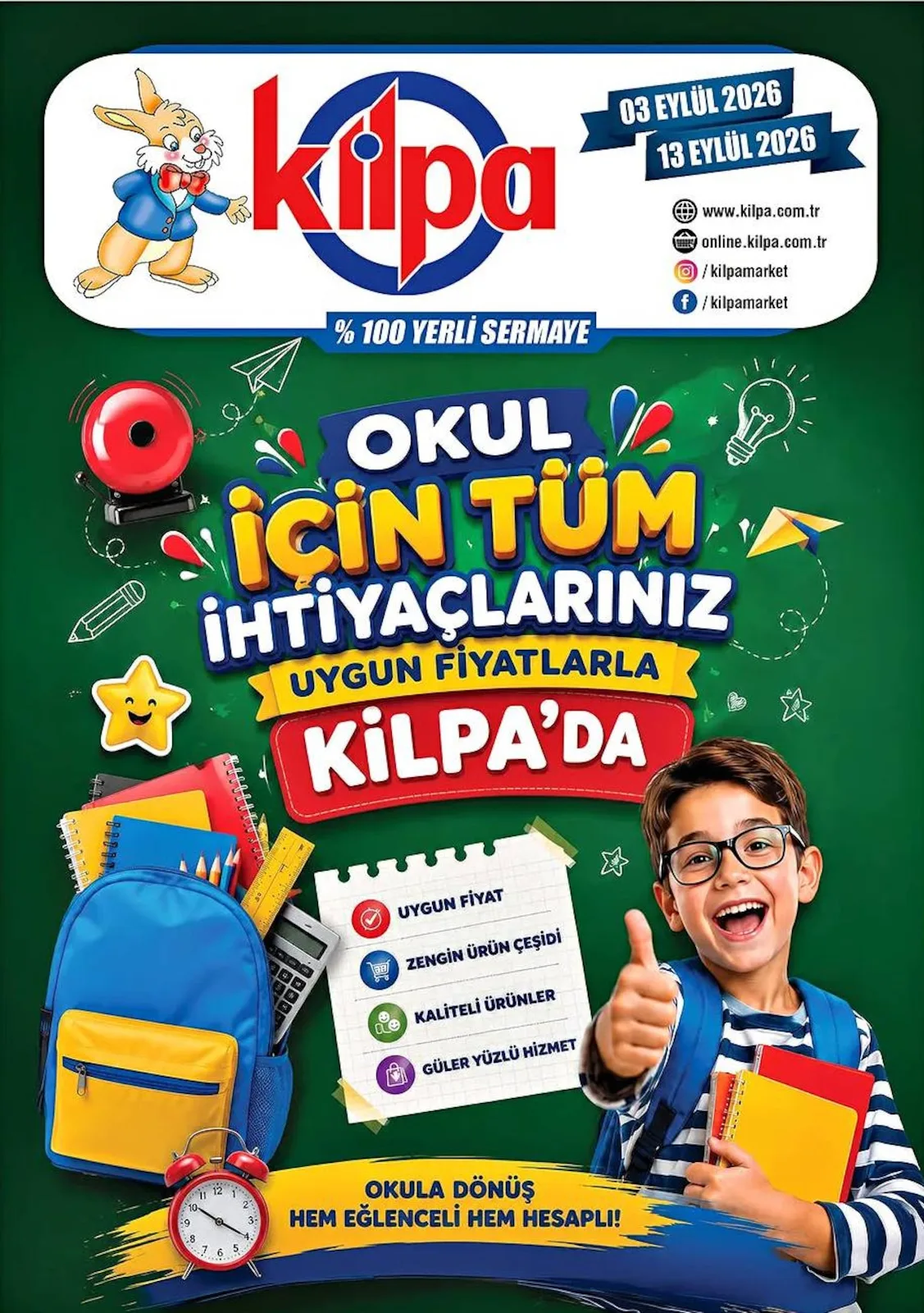Kilpa Market 3 Eylül 2026 Aktüel Kataloğu
