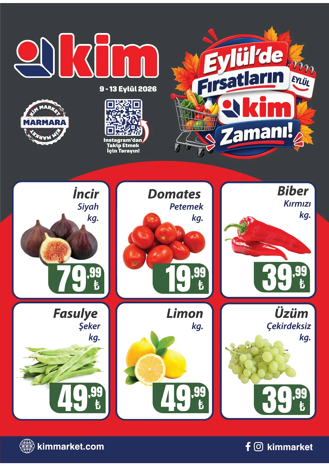 Kim Market 9 Eylül 2026 Aktüel Kataloğu