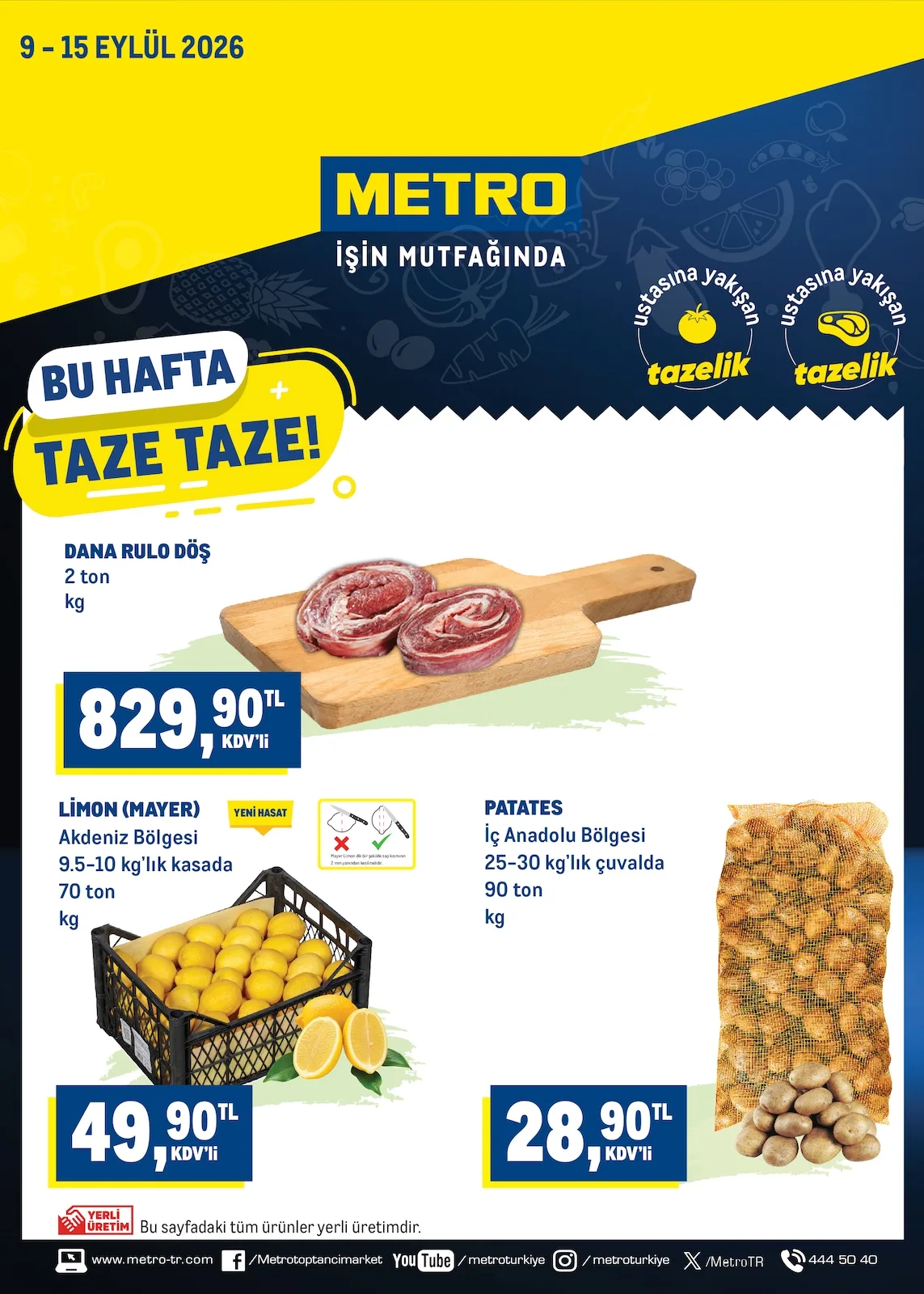Metro 9 Eylül 2026 Aktüel Kataloğu