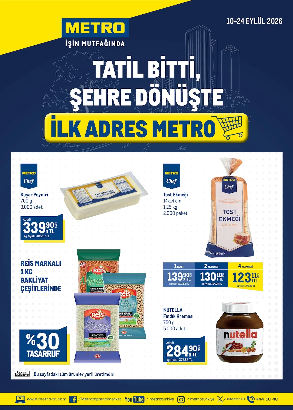 Metro 10 Eylül 2026 Aktüel Kataloğu