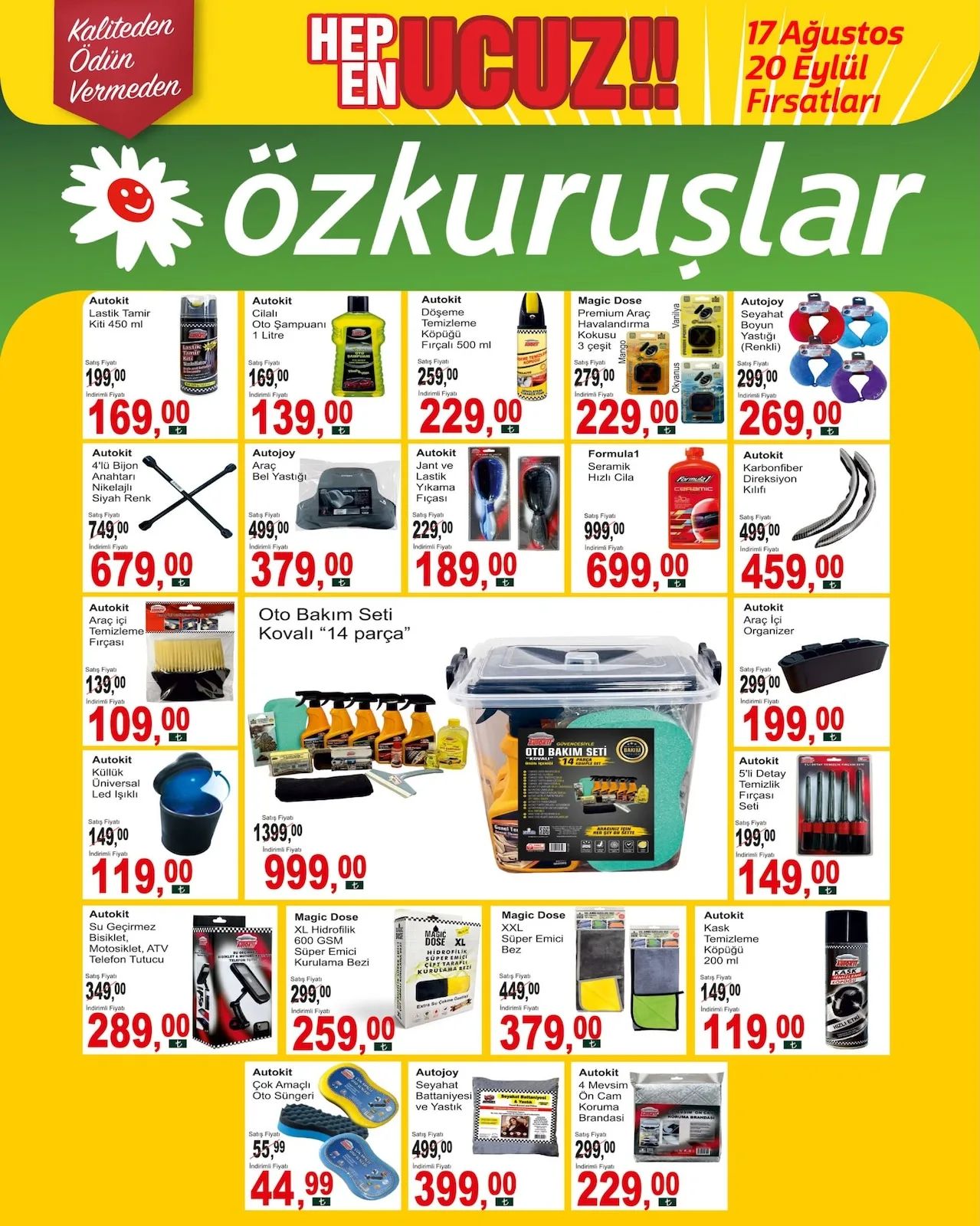 Özkuruşlar Gıda 17 Ağustos 2026 Aktüel Kataloğu