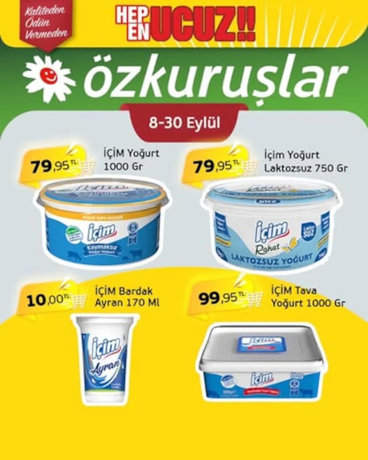 Özkuruşlar Gıda 8 Eylül 2026 Aktüel Kataloğu