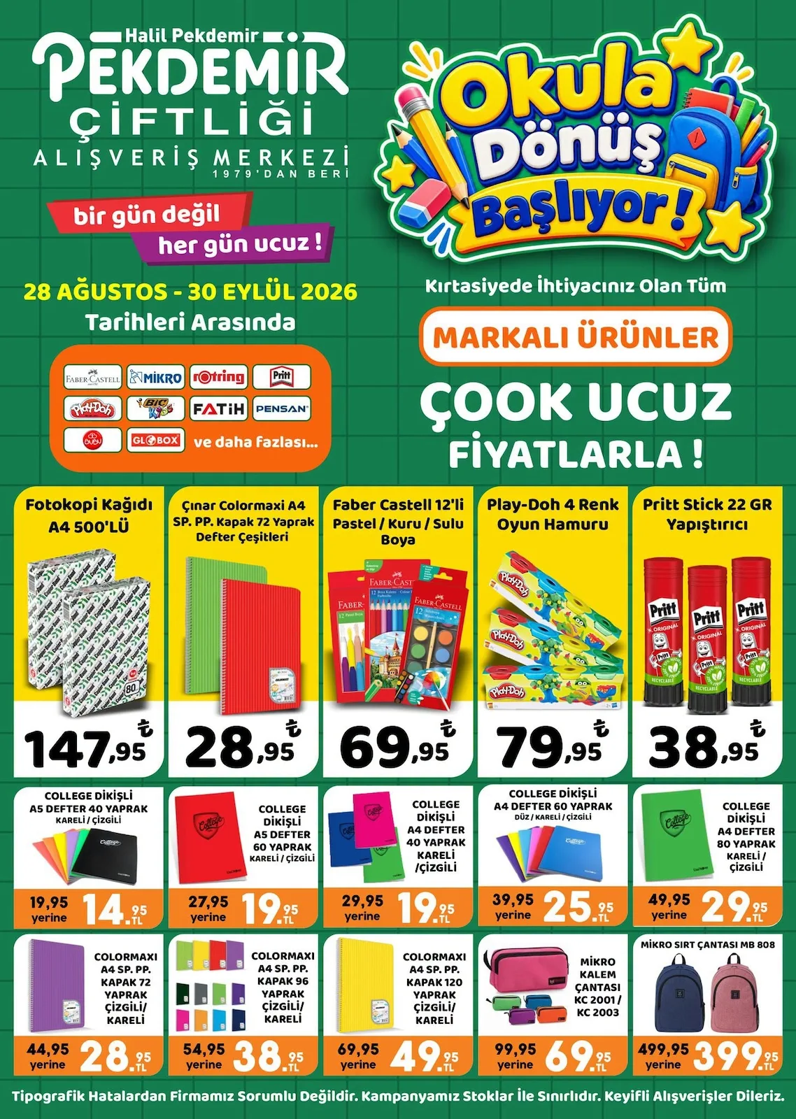 Pekdemir Market 28 Ağustos 2026 Aktüel Kataloğu