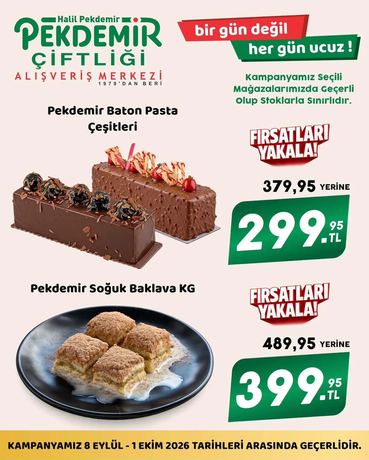 Pekdemir Market 8 Eylül 2026 Aktüel Kataloğu