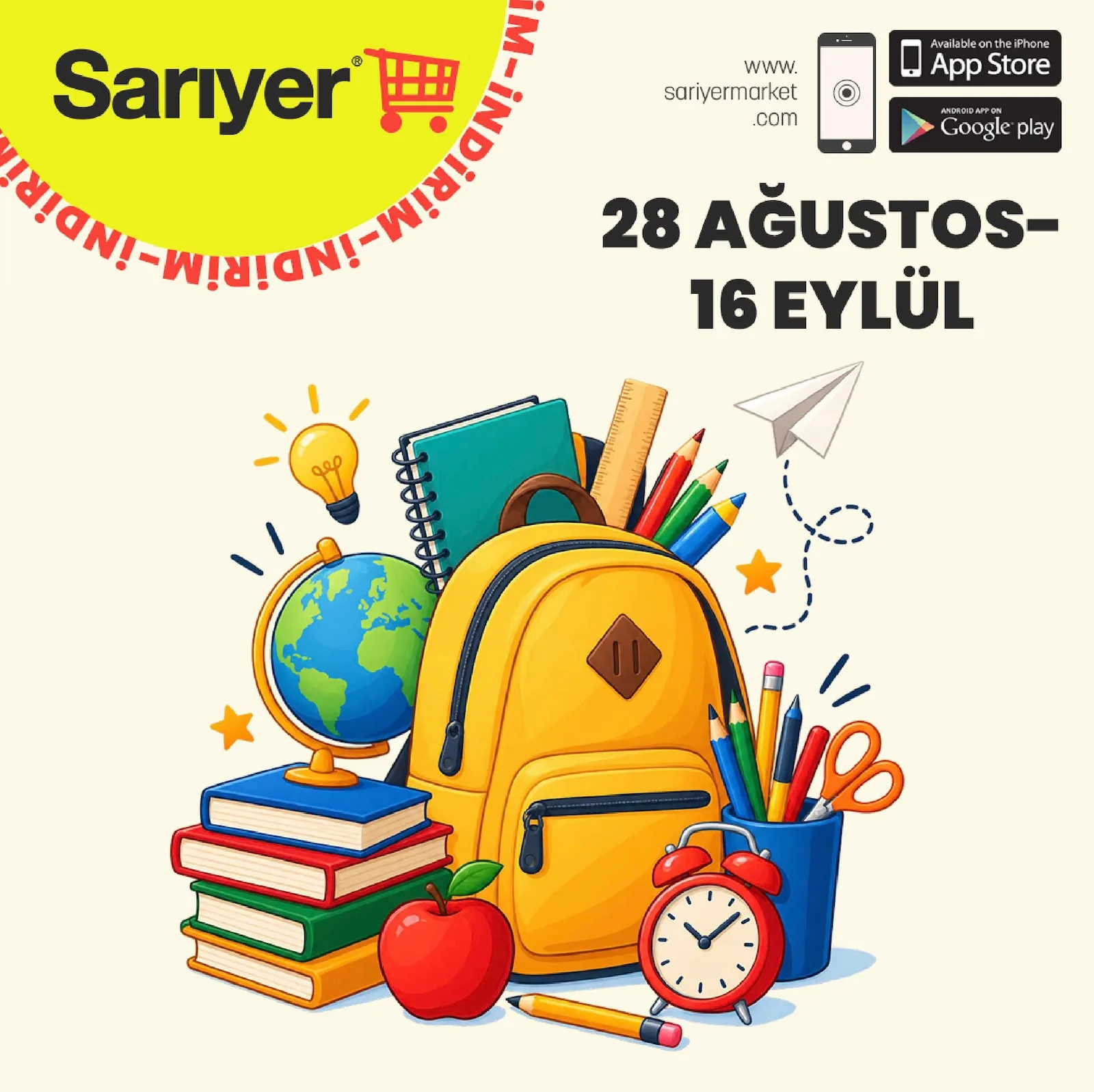 Sarıyer Market 28 Ağustos 2026 Aktüel Kataloğu