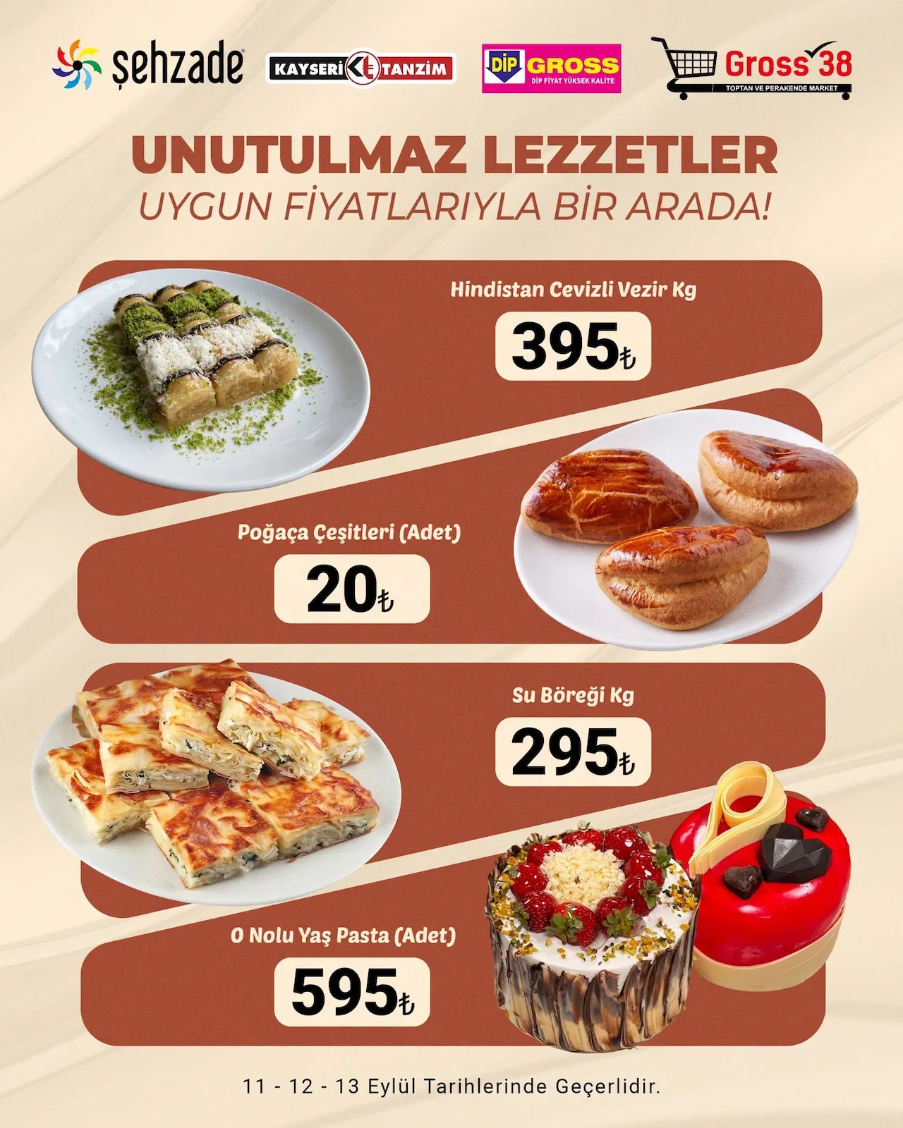 Şehzade Market 11 Eylül 2026 Aktüel Kataloğu