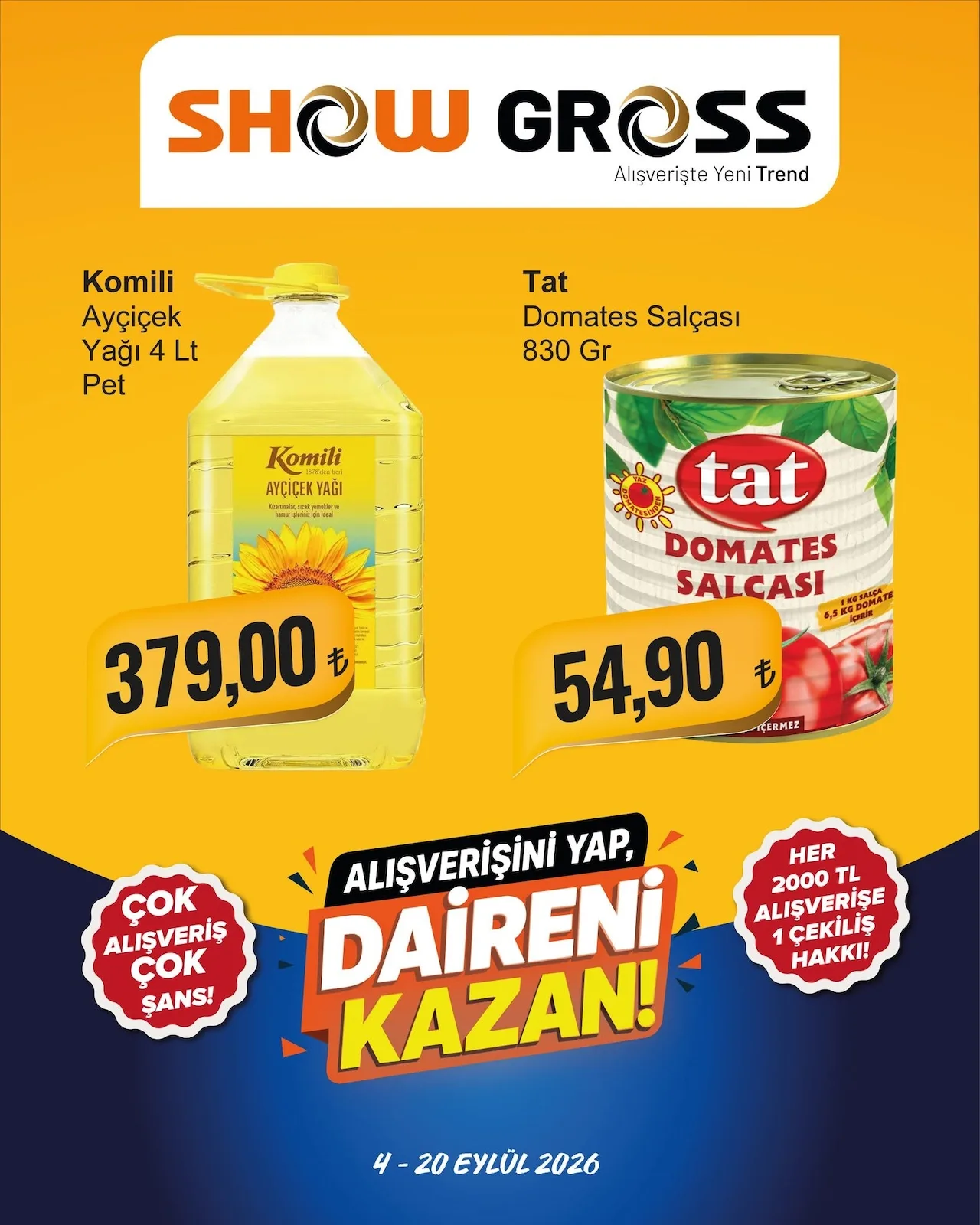 Show Gross 4 Eylül 2026 Aktüel Kataloğu