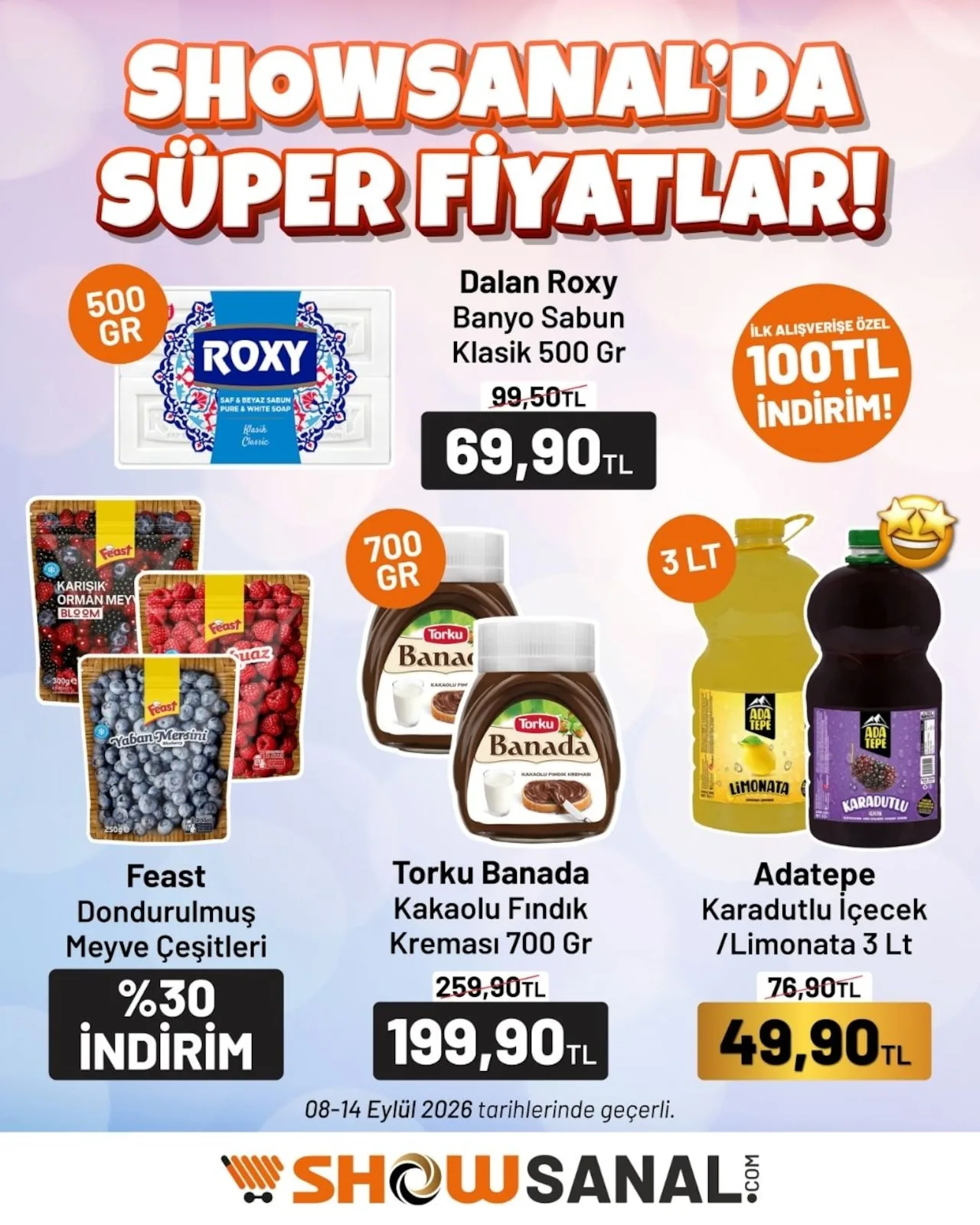 Show Market 8 Eylül 2026 Aktüel Kataloğu