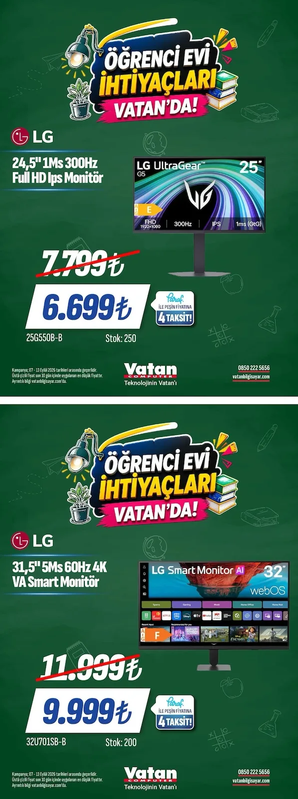 Vatan Bilgisayar 7 Eylül 2026 Aktüel Kataloğu