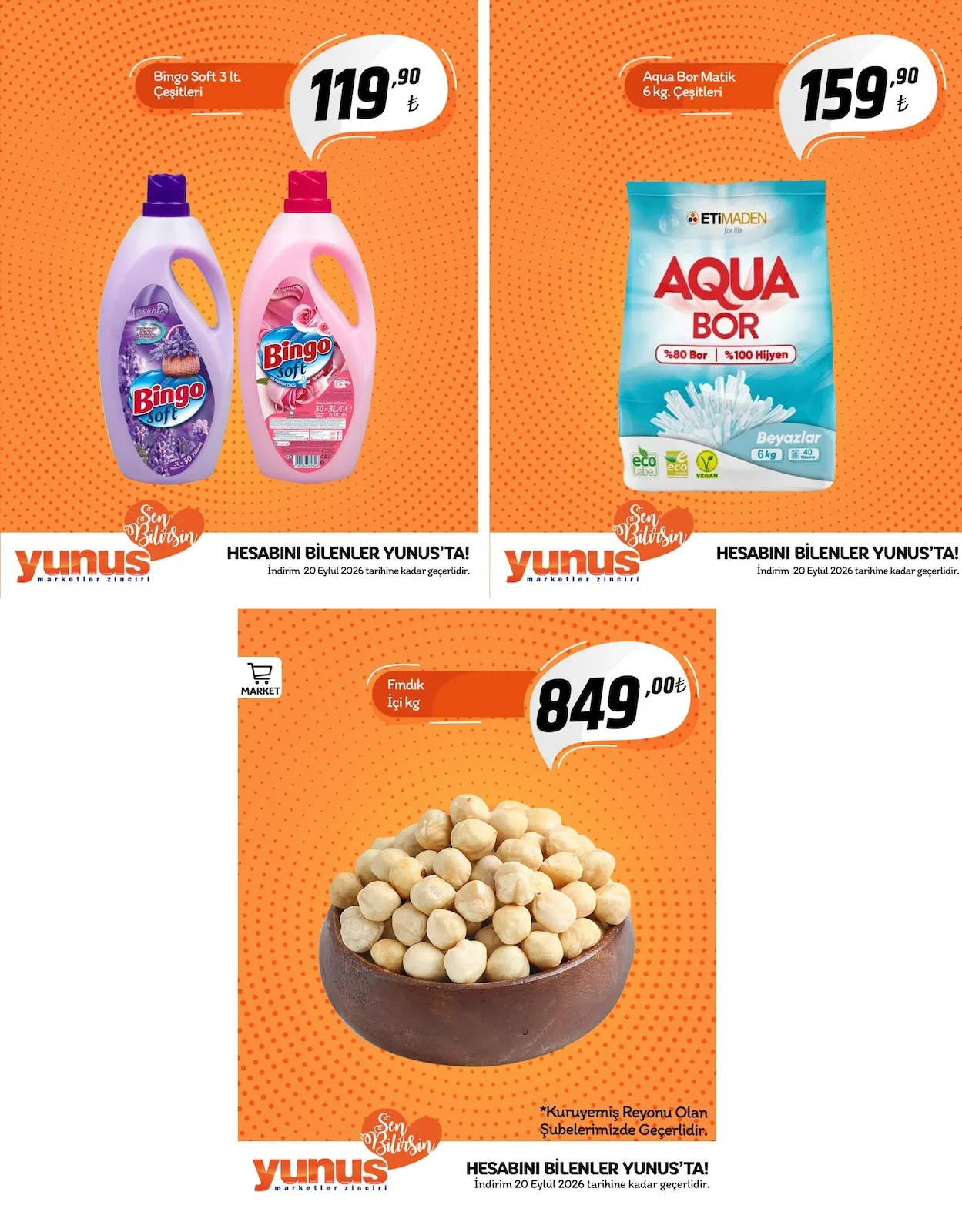 Yunus Market 4 Eylül 2026 Aktüel Kataloğu